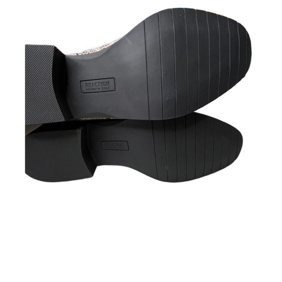 Kenneth Cole Snakeskin Design Ankle Boots - Salt Biker Jewel size 7 1/2 M - Picture 3 of 7